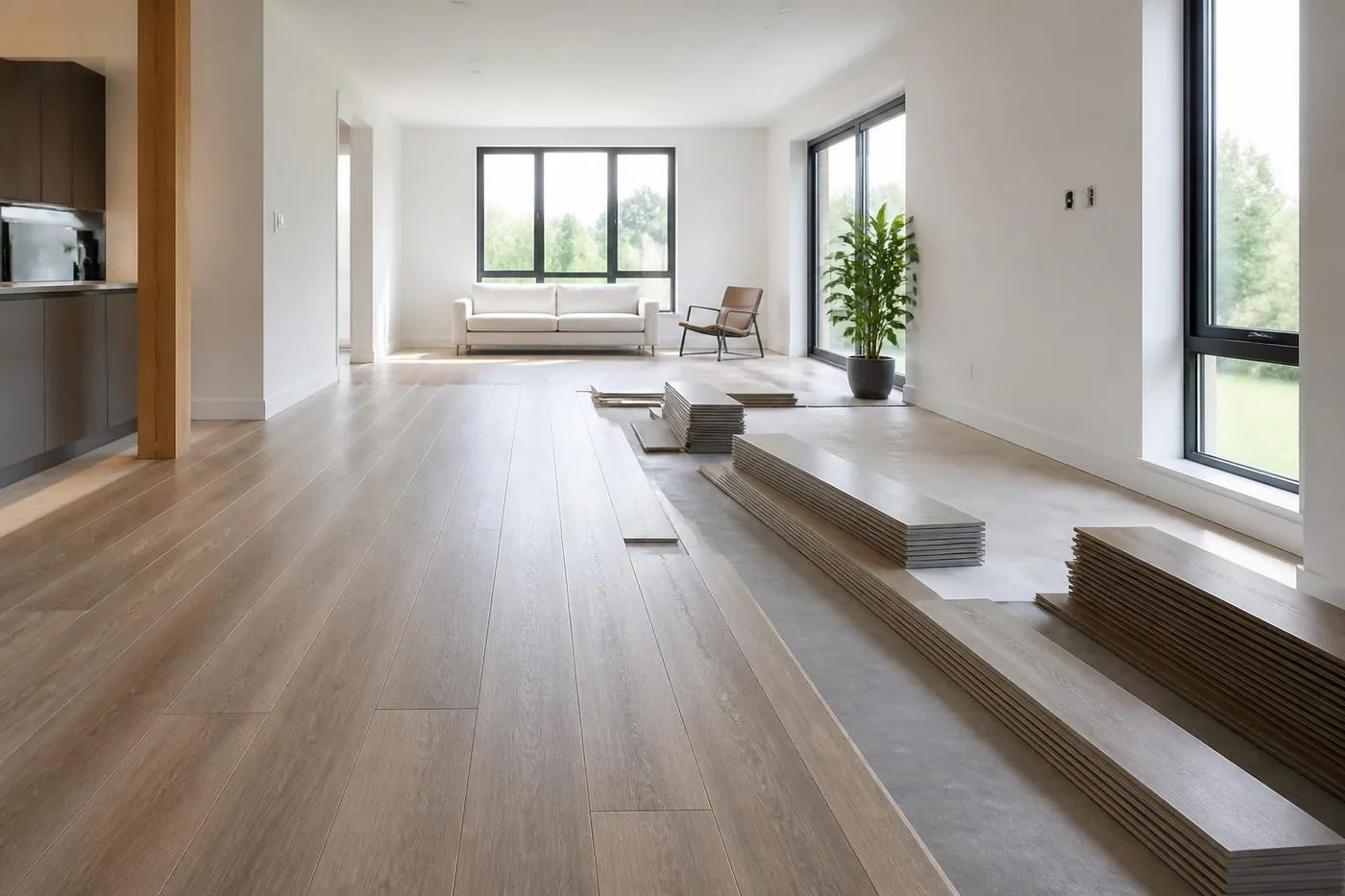 Wood looks that fit either setting